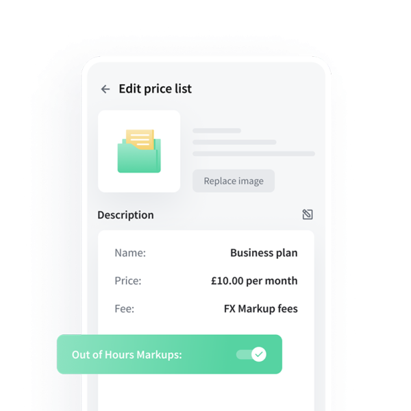 Out of Hours Markups